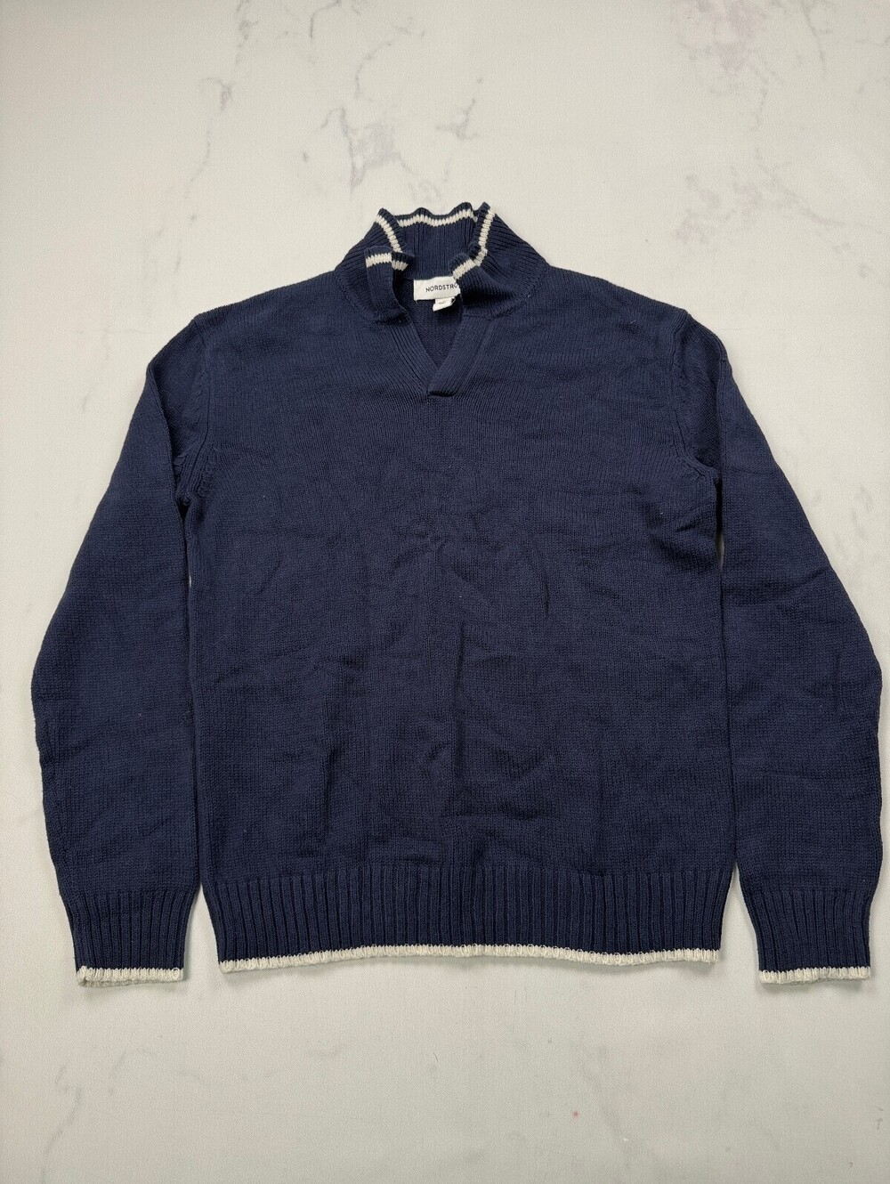 Nordstrom Pullover Sweater Navy 90s Classic Style - Boys 10/12